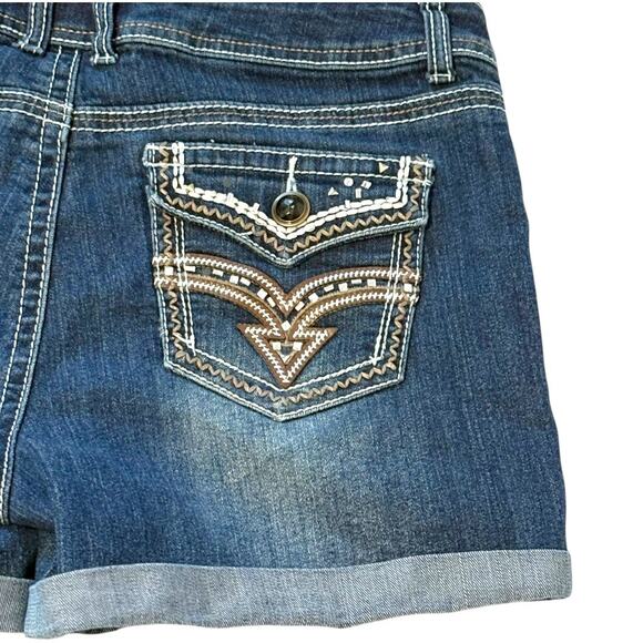 Cato Denim Shorts - Size 10 - Blue with Sparkle Stud Detail on Back Pockets - Picture 10 of 16